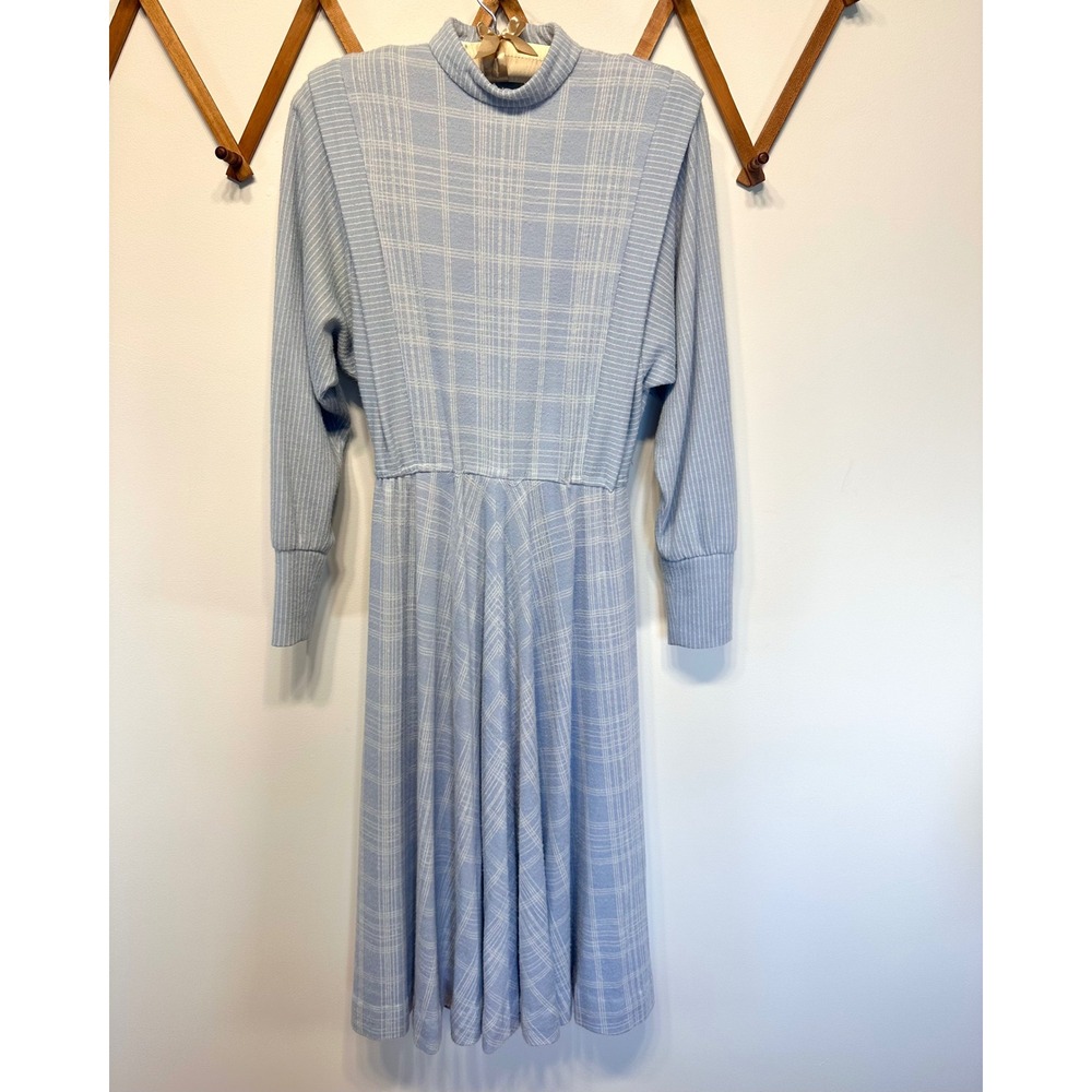 Vintage 70s 80s Rabbit Hair Blend California Girl Petrina Aberle Knit Dress 10
